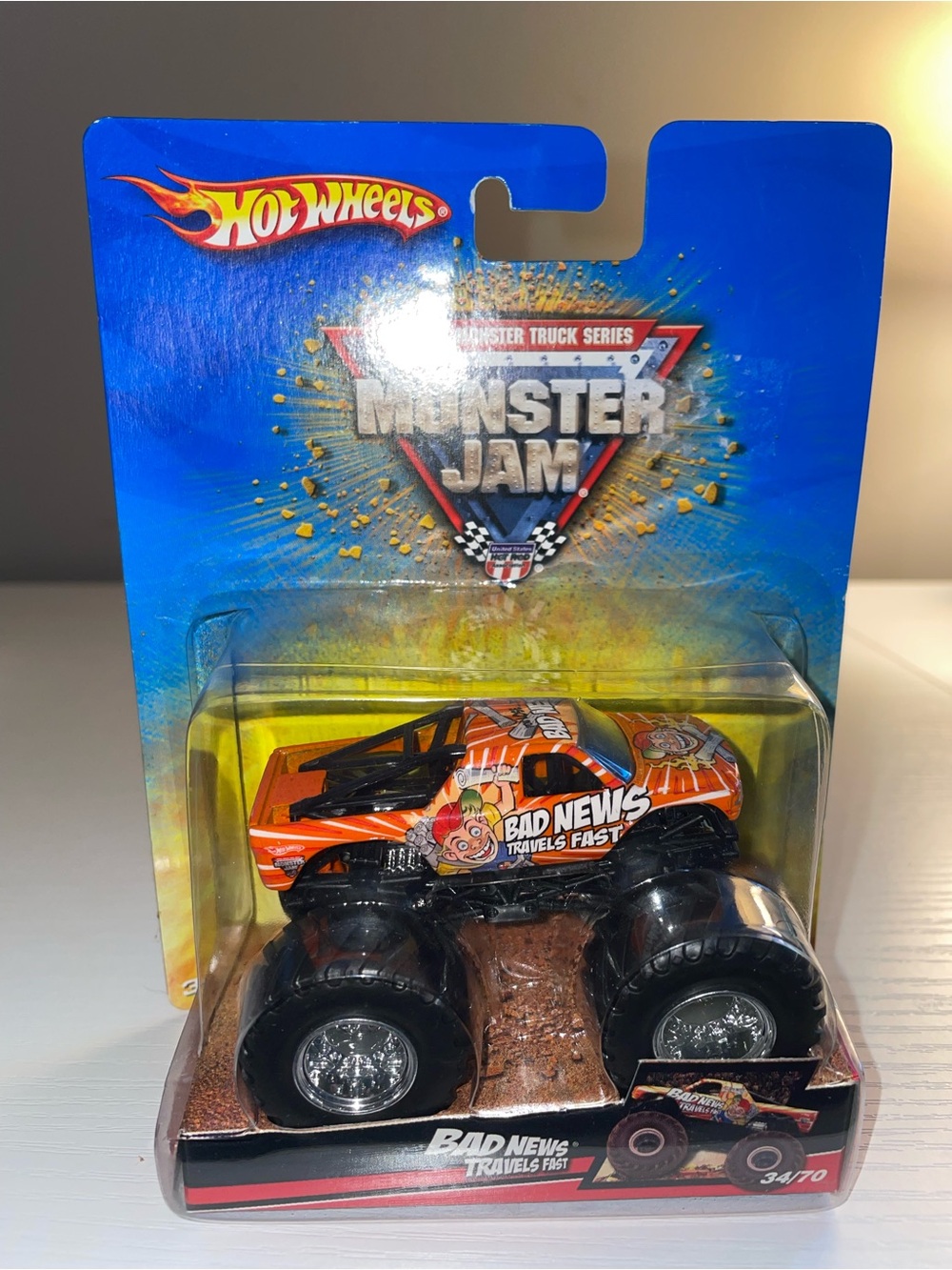Hot wheels monster jam bad news travels fast truck
